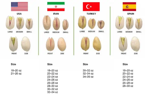 مقایسه پسته ایرانی و خارجی