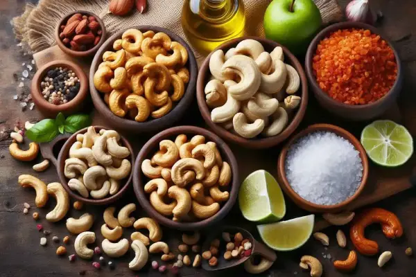 نکات مهم در مزه‌دار کردن بادام‌هندی
